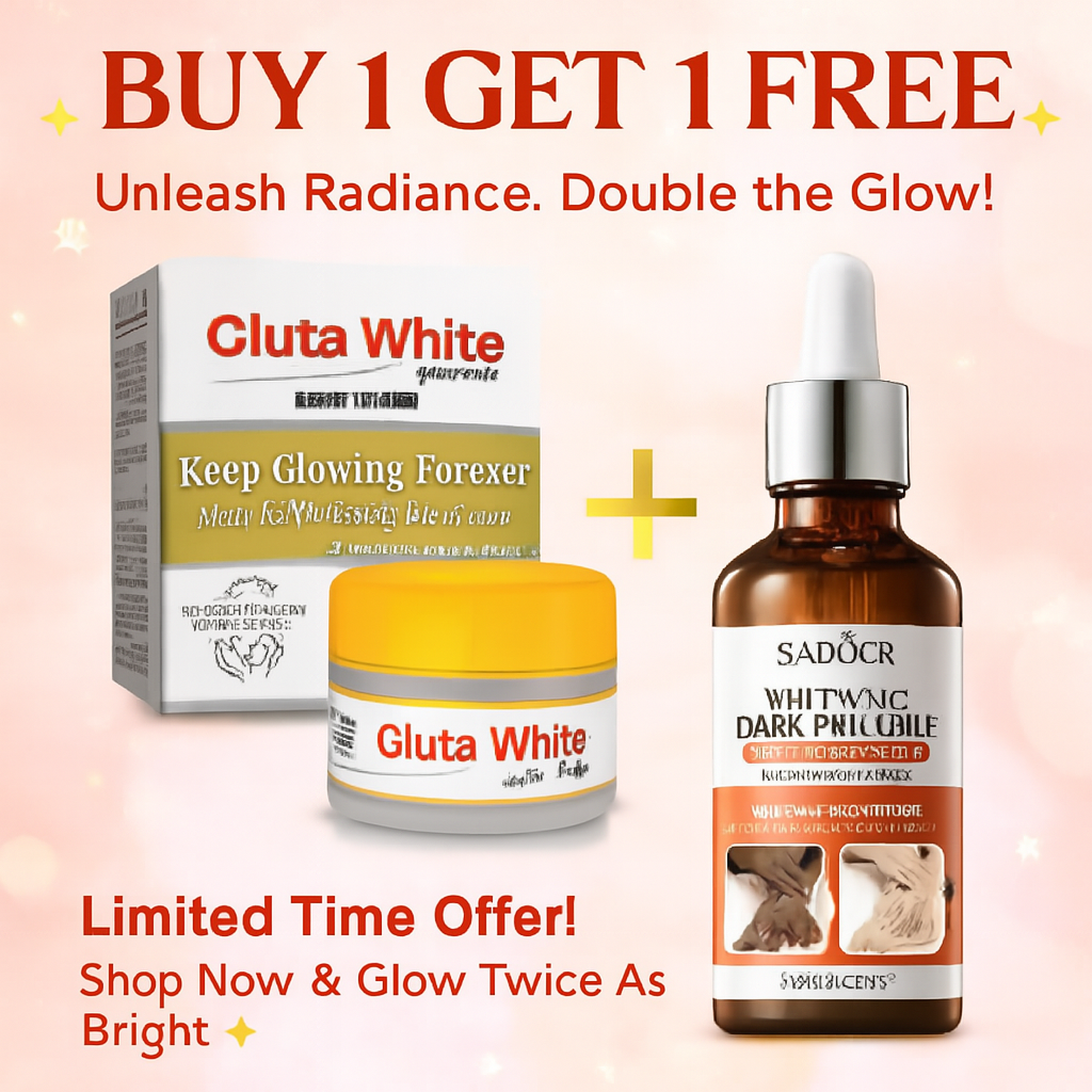 Bundle 2 - Sadoer Knuckle Whitening Serum and Gluta White Cream - Up Trends
