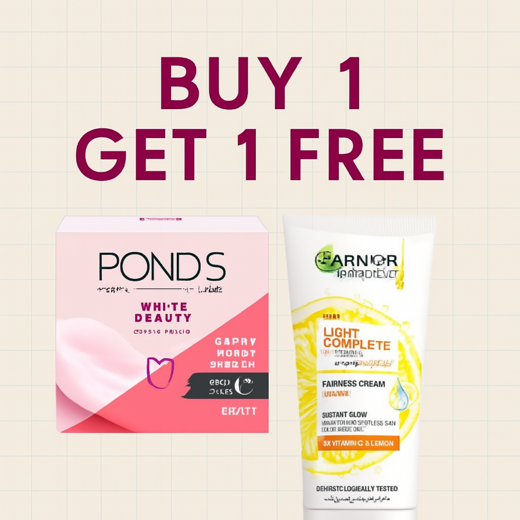 Bundle 4 - Pond's Whitening Night Cream & Garnier New Light Complete. - Up Trends