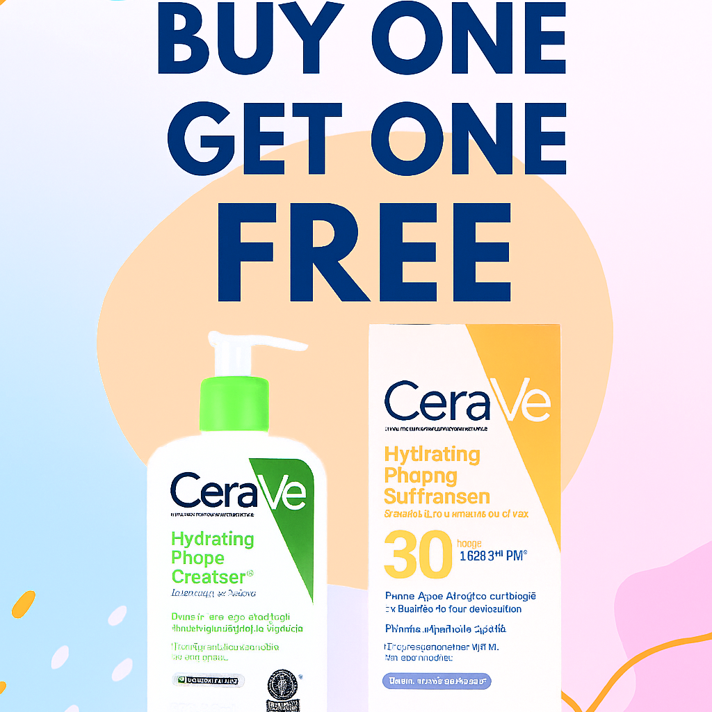 Bundle 5 - CeraVe Hydrating Facial Cleanser & CeraVe Hydrating Mineral Sunscreen - Up Trends